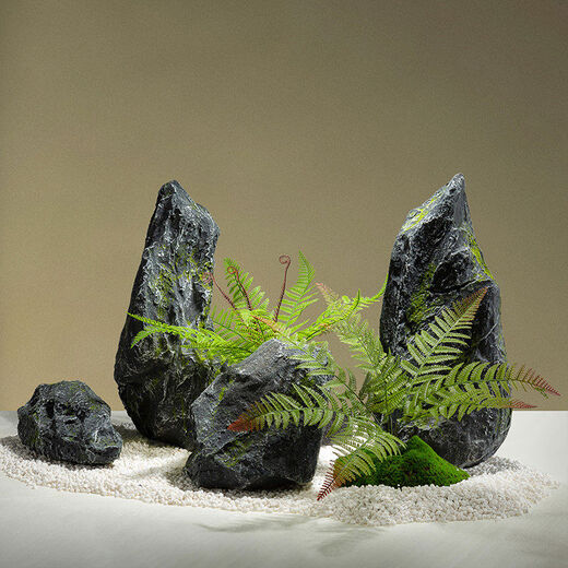 Simulated stone, fiberglass, fake stone props, photo-taking ornaments, Internet celebrity window landscaping, rockery carving stage, rising step by step