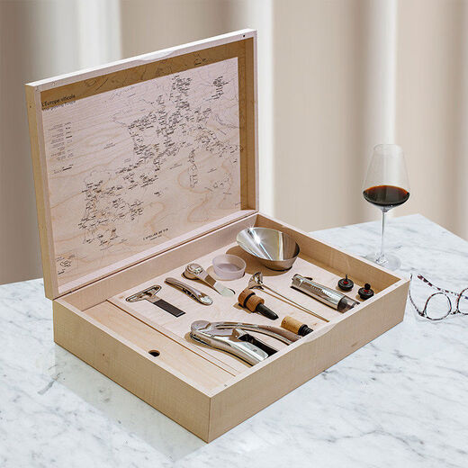 French Ateier red wine bottle opener, old wine knife, vacuum wine stopper, wine set gift box, connoisseur gift box