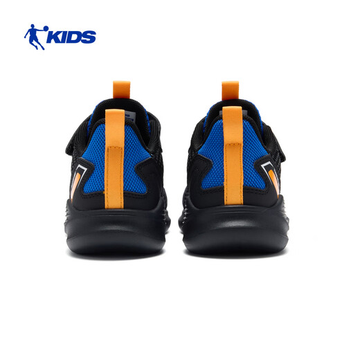 Jordan boys running shoes children's summer large mesh breathable sports shoes black/dazzling blue 31