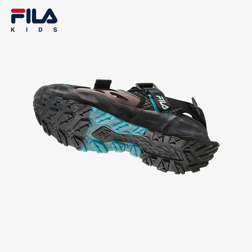 FILA Children's Shoes Children's Sandals Summer Comfortable Casual Shoes for Boys and Adults Black/Castle Gray-BD 33 Inner Length 20.5cm