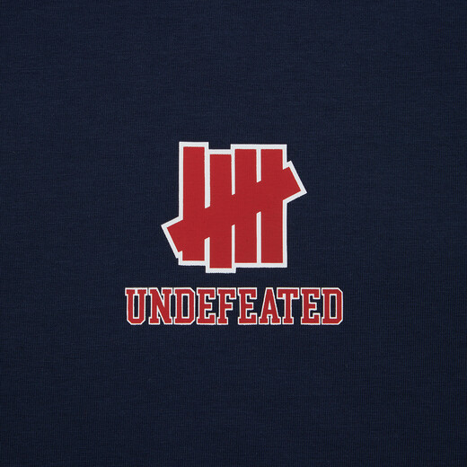 UNDEFEATED Five Stripes official spring new product back monogram pattern short-sleeved T-shirt Navy XL