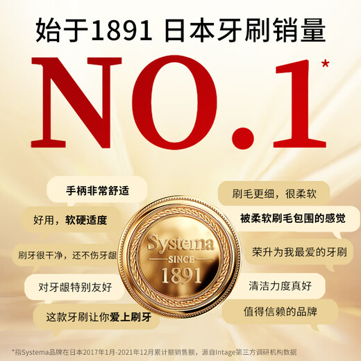 Lion Fine Tooth Cleaning, Wide Thin Tea Anti-Sensitive Toothbrush, 2 Soft-Bristled Adults Relieve Sensitivity and Reduce Bleeding