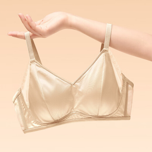 Fenton нижнее белье женский сексуальный тонкий бюстгальтер без груди сбоку бесшовный удобный бюстгальтер пуш-ап против провисания цвета кожи 90B 40/90BC