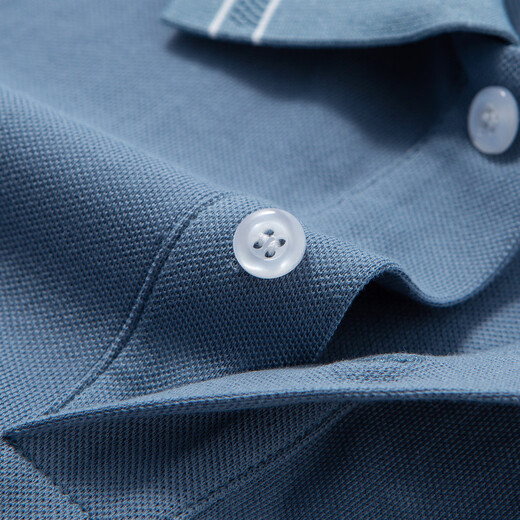 Hodo 60 count 100% cotton pure cotton polo shirt men's summer thin breathable and skin-friendly pique cotton lapel short-sleeved T-shirt