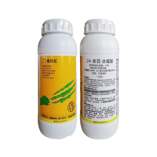 Phytosin 24-Epiycin Gibberellic Acid Epibrassinolide Lipid Gibberellin Plant Growth Regulator Genuine Pesticide 500g*5 Bottles The Choice of Most People