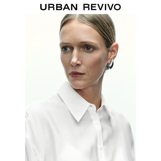 UR2026 new summer women's drawstring lace long-sleeved design cardigan shirt UWM260042+