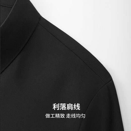 Sundesi Easy Care Jacket Men's Spring Jacket 2026 New Business Gentleman Executive Simple Top Black M