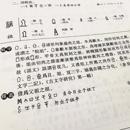 甲骨文字典（横排本）