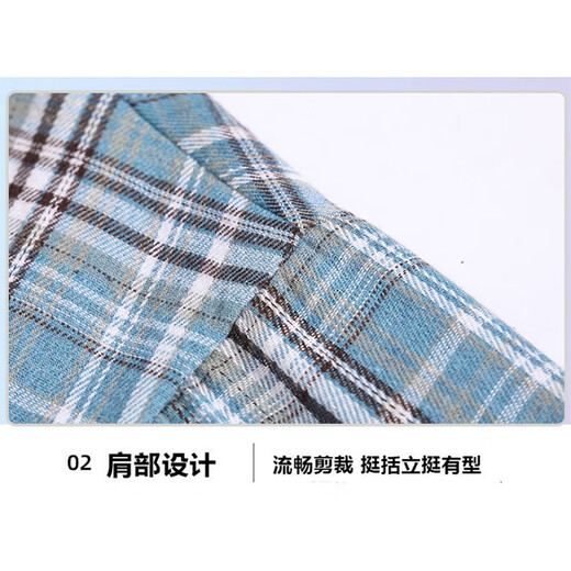 Snoopy (SNOOPY) short-sleeved shirt men's summer plaid shirt trendy lapel Japanese all-match casual jacket navy blue XL