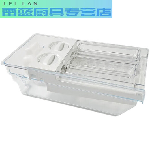 RSRDDY refrigerador caja de hielo semiautomática original bandeja de hielo refrigerador doméstico caja de almacenamiento de hielo congelado fabricación de hielo artefacto molde DGT-15 bandeja de hielo paquete de 6