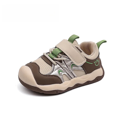 Dr. Jiang Toddler Shoes 2025 Autumn New Children's Sports Shoes 1-2-3 Years Old Baby Functional Shoes Casual Trendy Boys and Girls Brown Cut Label Removed Cabinet 12 Inner Length cm 16 Size