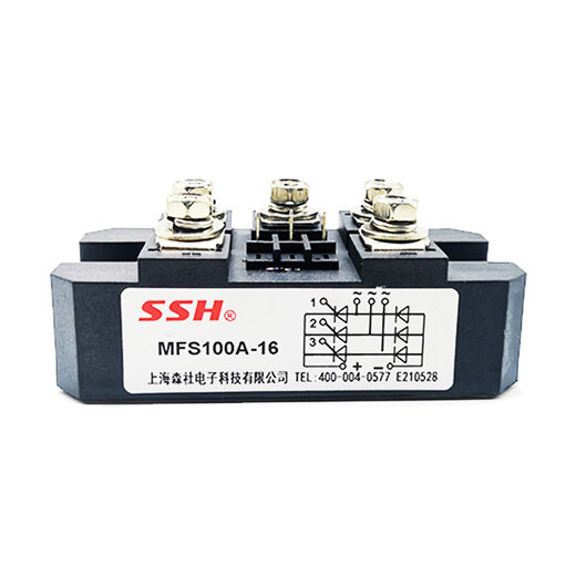 MFS100A1600V three-phase half-controlled rectifier bridge module 30A60A150A200A300A400A thyristor MFS300A-1600V
