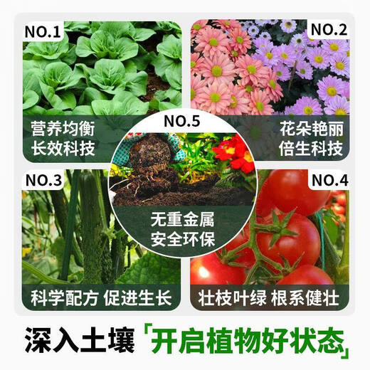 Compound fertilizer for vegetable farming, nitrogen, phosphorus and potassium waste, long-lasting flower growing fertilizer, household general-purpose compound fertilizer, new national standard compound fertilizer 50Jin Jin equals 0.5kg, increased production and quality, long-lasting fertilizer effect