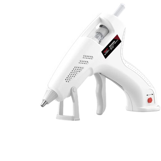 Delixi Electric 3.7v wireless lithium electric hot melt glue gun children's handmade household small hot melt gun glue stick 3.7v white lithium electric glue gun