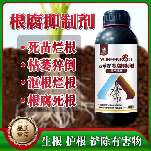 Root rot agent, anti-heavy crop root rot damping off, leaf rot, root root activation, soil manufacturer direct sale 10006 bottles + measuring cup + agricultural supplies guidance