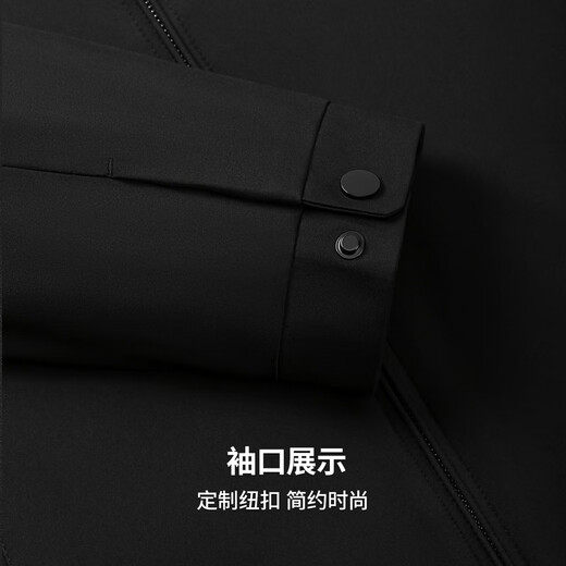 Sundesi Easy Care Jacket Men's Spring Jacket 2026 New Business Gentleman Executive Simple Top Black M