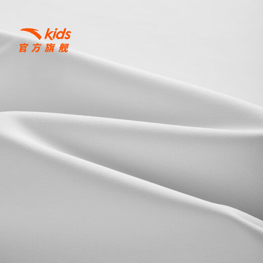 Anta children's T-shirt for boys and girls, easy to wash T2026 summer new product, cool, quick-drying, breathable, simple and versatile, short T running T, pure white-1 165