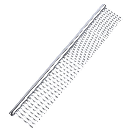 Tanizaki pet comb, stainless steel comb, cute pet cat and dog de-floating comb, depilation brush, hair removal comb, dog hair cleaner #extra large size 19cm*5.4cm, universal for cute pets
