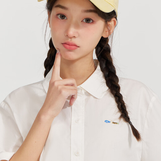 Disha Children's Clothing Youth Shirt 2026 Summer Style Big Kids Girls Children's Fashionable Simple Short-Sleeved Shirt