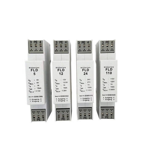 Imported signal lightning arrester 485 analog communication signal lightning arrester FLD24V12 signal surge 4-20ma FLD 110V