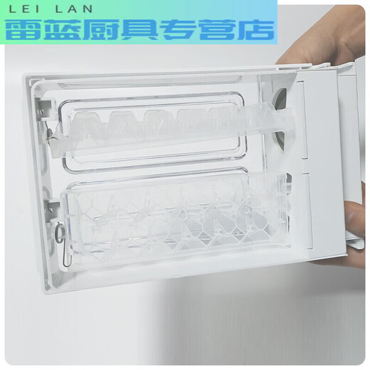 RSRDDY refrigerador caja de hielo semiautomática original bandeja de hielo refrigerador doméstico caja de almacenamiento de hielo congelado fabricación de hielo artefacto molde DGT-15 bandeja de hielo paquete de 6