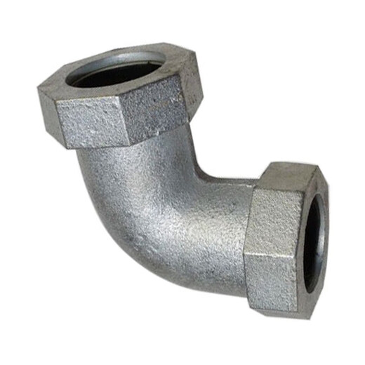 Mu Jinghua galvanized quick-connect 90-degree elbow iron pipe Malleable steel movable joint 4 minutes and 6 minutes water pipe leakage repair section DN1520 DN40 (quick-connect 90-degree elbow)
