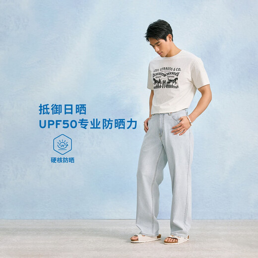 Levi's Levi's Ice Cool Series 26th Spring and Summer New Men's Cool Sunscreen American Retro 578 Loose Jeans