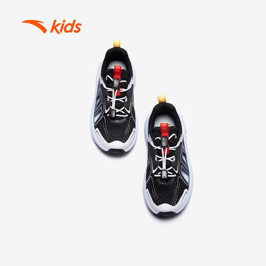 Anta Children's Sandals Baotou Frame Beach Shoes 2026 Summer New Mountaineering Outdoor Student Sports Shoes River Tracing Shoes Black/Anta White-1 31