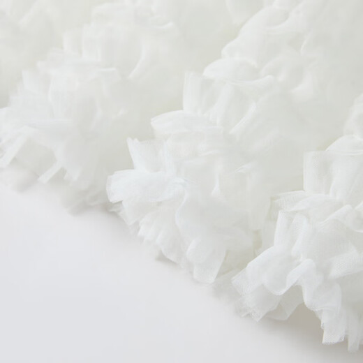 Les enphants Same style as the store Les enphants 2026 spring new girls sweet little princess gauze skirt splicing dress white 100