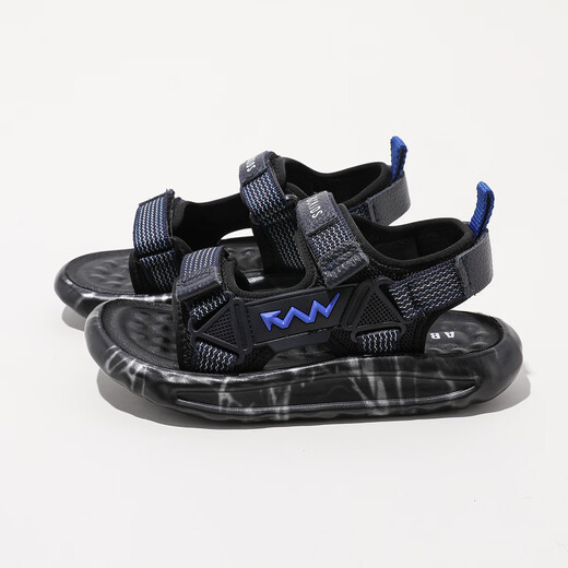 ABC KIDS children's shoes sandals 2026 spring new children's beach shoes Velcro open toe shoes black 30