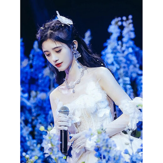 Feihao dress, high-end light luxury, niche evening dress, niche style, celebrity, one shoulder, champagne color XS