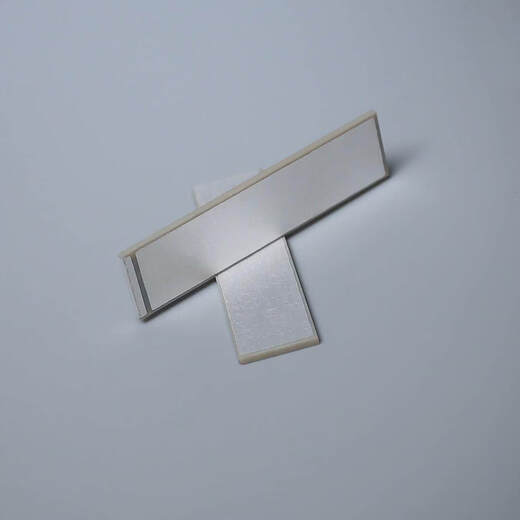 PZT piezoelectric ceramic sheet rectangular strip piezoelectric sheet ultrasonic transducer sensing sheet P5 P8 can be customized 40*10*1mm p5 curled electrode (positive and negative in the same plane)