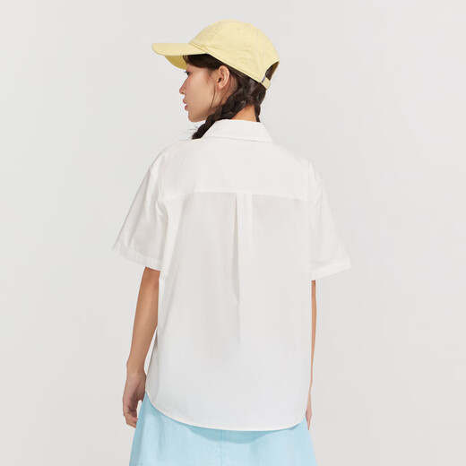 Disha Children's Clothing Youth Shirt 2026 Summer Style Big Kids Girls Children's Fashionable Simple Short-Sleeved Shirt