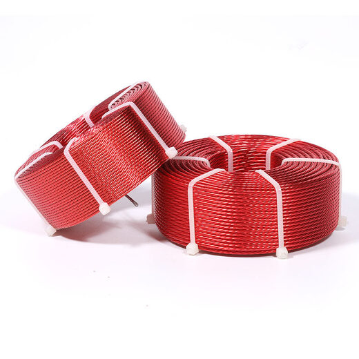 7-core multi-strand air-core inductor coil speaker audio frequency divider oxygen-free copper seven-strand multi-core inductor customized 6.8mH 0.5mm*7 strands