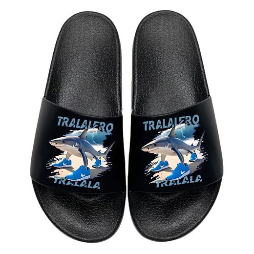 Foreign classics of mountains and seas new cartoon indoor boys summer soft-soled children's slippers non-slip boys home flip flops classics of mountains and seas collection 2-white 37.5 240mm one size too small