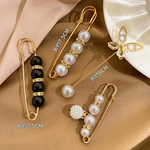 Crystal waistband pin accessories to fix clothes, tighten the waist, change the waistline to a small artifact, waist buckle to prevent exposure, high-end brooch, birthday gift for girls, to give to girlfriend and wife