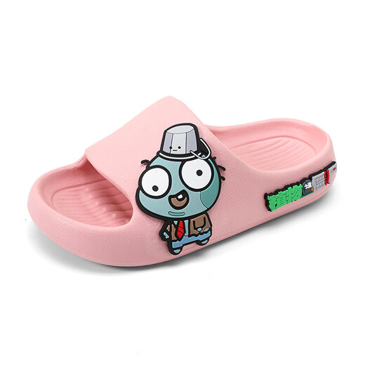 Children's slippers boys summer boys' slippers new non-slip indoor home soft bottom kids green 17 cm inner length size 24-25