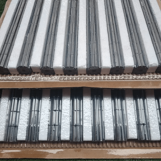 Ring-shaped plum blossom welding magnet hollow core high frequency welding plum blossom magnet rod ferrite welding pipe solid core magnet rod (5 pieces)_YY-05_plum blossom welding rod