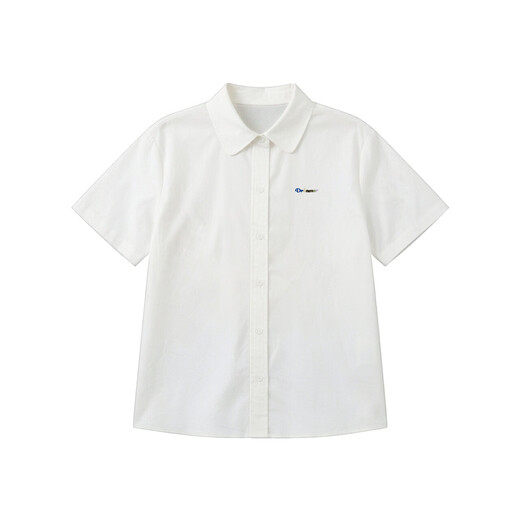 Disha Children's Clothing Youth Shirt 2026 Summer Style Big Kids Girls Children's Fashionable Simple Short-Sleeved Shirt