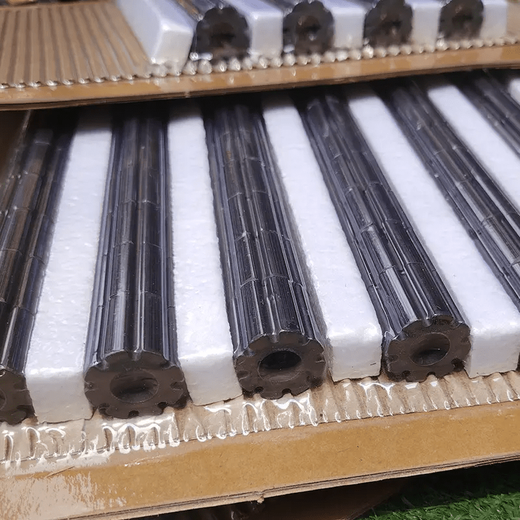 Ring-shaped plum blossom welding magnet hollow core high frequency welding plum blossom magnet rod ferrite welding pipe solid core magnet rod (5 pieces)_YY-05_plum blossom welding rod