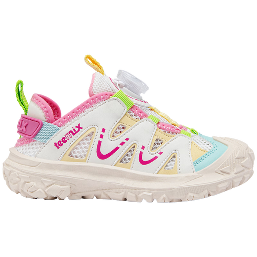 Tianmeiyi Children's Shoes Girls' Shoes 2026 New Summer Breathable Mesh Shoes Soft Sole Comfortable Breathable Children's Sports Shoes Peach Pink 31