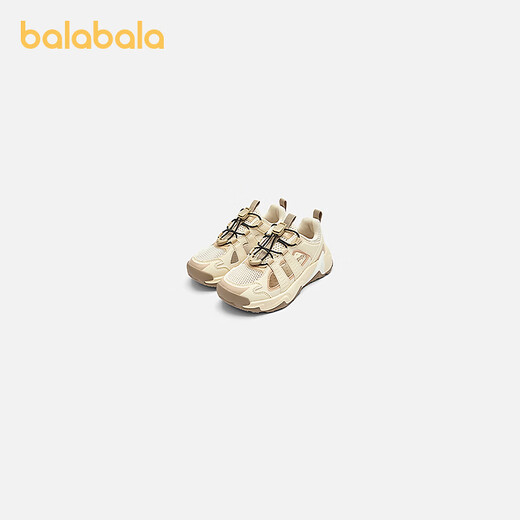 BALABALA balaOne children's shoes, children's sandals, boys' and girls' sports shoes, 2026 summer new outdoor shoes, off-white 10302 33 (foot length 20.3-20.7/inner length 21.6)