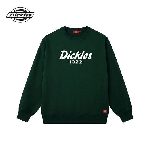 Dickies sweatshirt men's spring and autumn cotton round neck pullover hooded casual long-sleeved top trendy versatile pullover