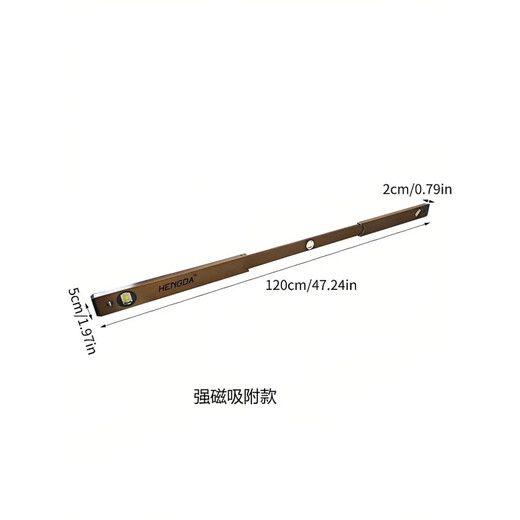 Sailoto plegable anti-caída de alta precisión fuerte mini regla portátil telescópica magnética 760-1200 mm fuerte modelo magnético_aleación de aluminio