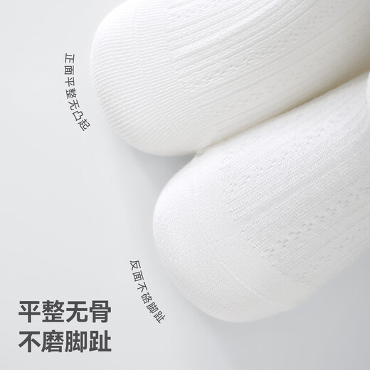 Betis Children's Socks Summer Mesh Breathable Princess Socks Baby Mid-Tube Socks Baby Socks Summer Thin Girls Peach Pink Stripes 5-7 Years Old Suitable for Feet Length 16-18cm