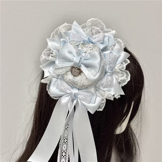 Beast Spring Cat Tart original handmade blue top hat with holy g gorgeous Lolita small things sweet and versatile hair accessories bow light blue top hat in stock