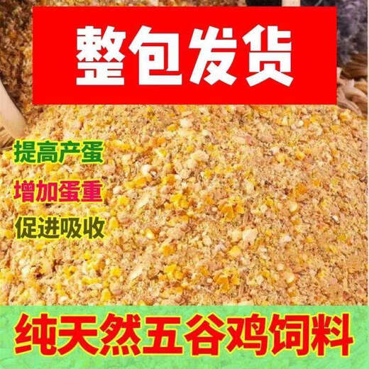 Cat delivery cat factory direct sales 100Jin Jin is equal to 0.5kg High protein chicken, duck and goose feed corn wheat bran fattening and egg laying feed (one day) 50Jin Jin is equal to 0.5kg (active)