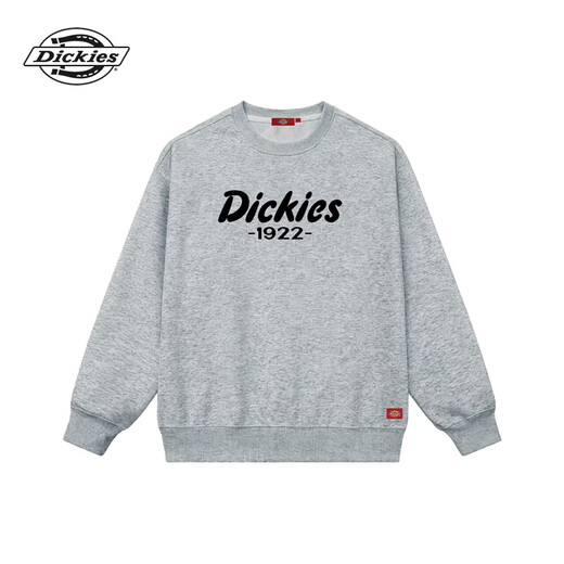 Dickies sweatshirt men's spring and autumn cotton round neck pullover hooded casual long-sleeved top trendy versatile pullover