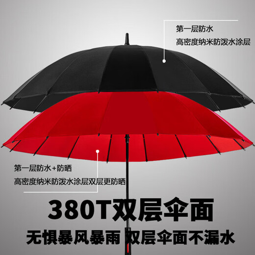 Ningbin German double-layer automatic umbrella with long handle, extra-large size for men and women, reinforced and thickened, storm-resistant special umbrella. Please inquire for group purchase (single shot will not be shipped)