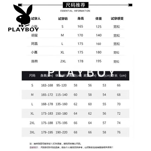 Playboy (PLAYBOY) American Heavy Hooded Sweatshirt Men's 2026 Spring Loose Retro Illustration Printed Jacket Couple Tops Men's Black 2XL